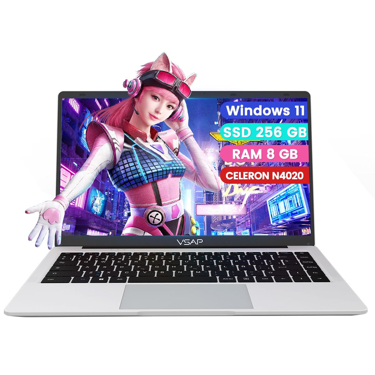 Notebook Intel Celeron 14in 8GB RAM 256GB SSD | 1920x1080 FHD